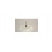 Hair clip purple white D Pad single